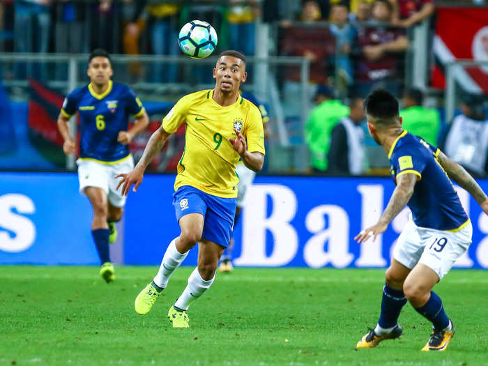 Brazil — Gabriel Jesus.