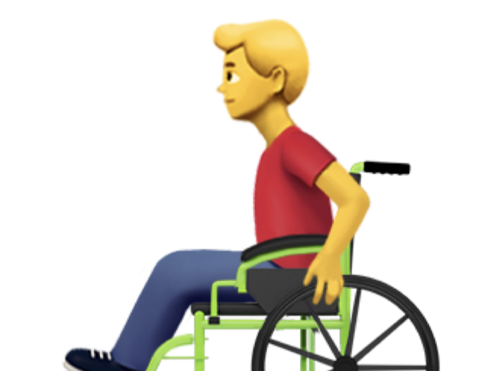 Person in manual wheelchair