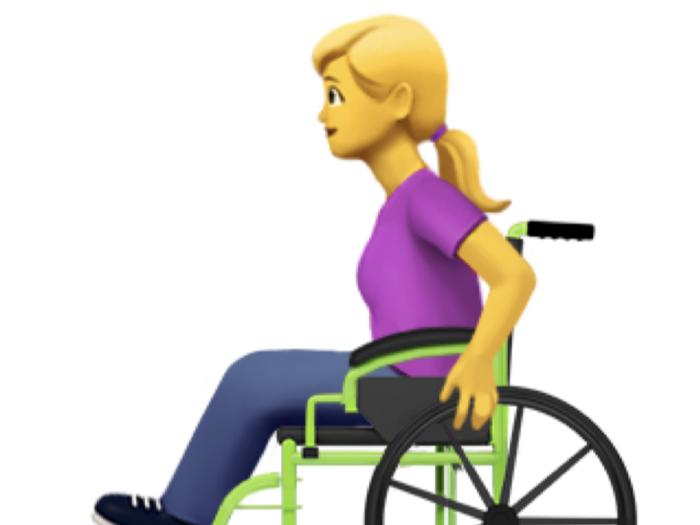 Person in manual wheelchair