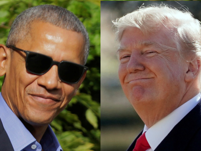 Obama got a lot of love from the reviewers, while Trump has attracted a number of negative reviews