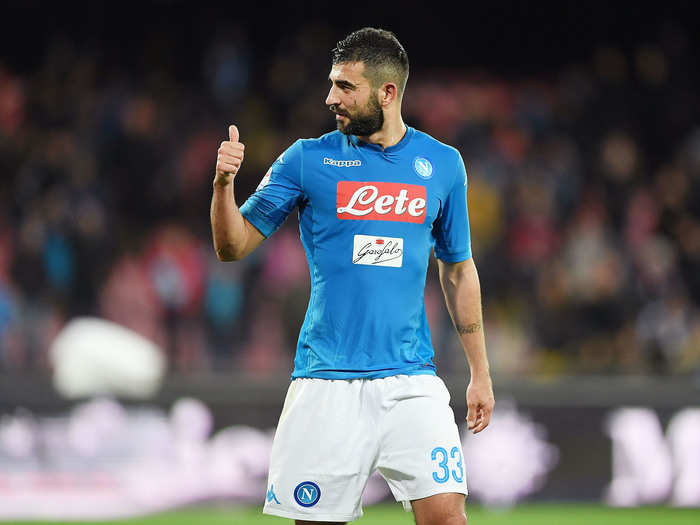 =12: 32-year-old Napoli player Raúl Albiol is a highly-focused defender.