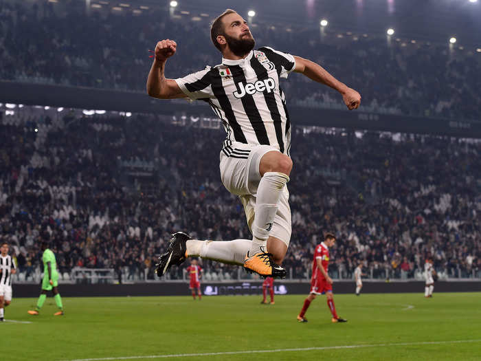 15: 30-year-old Juventus forward Gonzalo Higuaín scored 10 goals and provided three assists during a 10-game stretch between late January and mid-March.