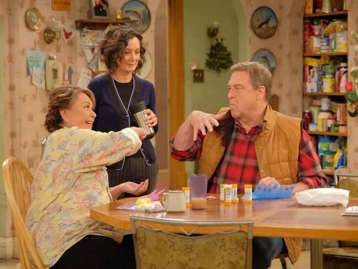 "Roseanne crashes into the 21st century, with predictably rushed results."