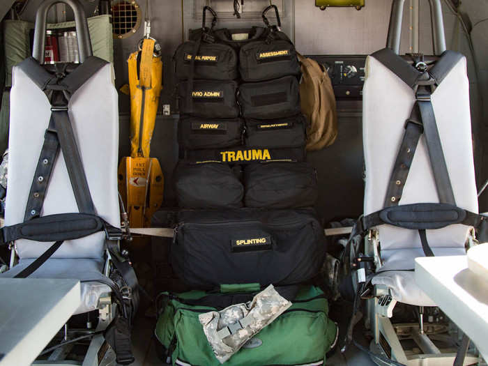 And is fully equipped with a trauma kit.