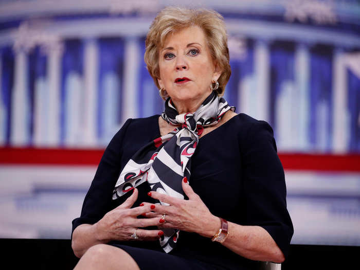 Linda McMahon, former World Wrestling Entertainment CEO, ran unsuccessfully as a Republican candidate in 2010 and 2012 US Senate races. Trump appointed her administrator of the Small Business Administration.