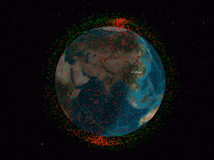 Countless pieces of tiny debris were added to orbit in 2007, when China intentionally smashed one of its old satellites with a "kill vehicle." Then in 2009, an old Russian satellite and US satellite collided, adding even more dangerous junk.