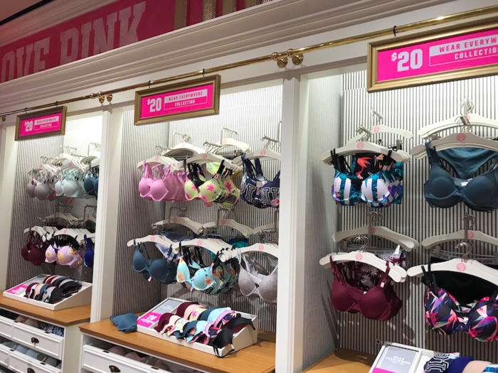 Landman said the "Wear Everywhere" collection and sports bras were key sellers during the quarter. Despite this, these bras were all on sale for $20.