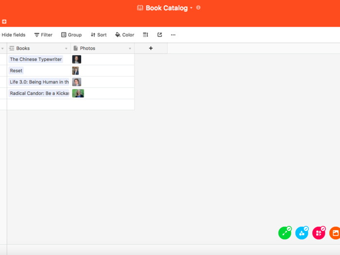 You can also link and create relationships between tables.