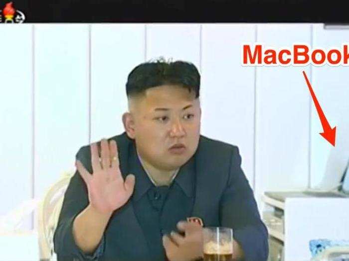 Unlike his father, however, Kim seems to prefer using Apple MacBooks to desktop computers.