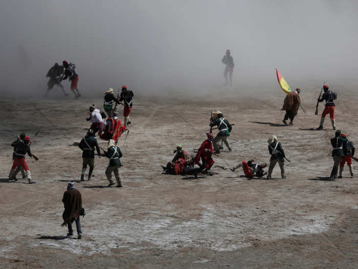 Soon after its defeat at Canchas Blancas, however, Chile gained the advantage, occupying Lima, the Peruvian capital, in 1881. By 1883, Peru had left the conflict, signing a peace deal.