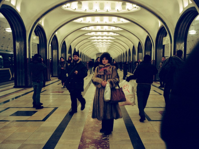 "The first time I entered one of the metro stations in Moscow, I was immediately captured by its magic," Ifrah wrote in an article on Lens Culture.