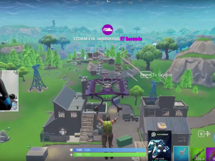 Ninja spends most of his time playing "Fortnite: Battle Royale," the internet