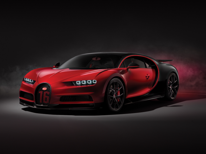 ... the 1,500-horsepower Bugatti Chiron Sport.