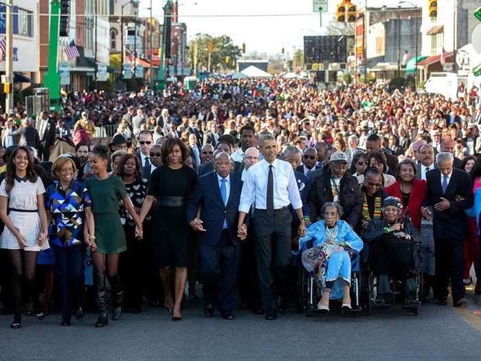 He knew how important it was to honor civil rights history ...