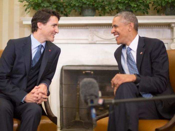 And he was best buds with our neighbor to the north, Canadian Prime Minister Justin Trudeau.