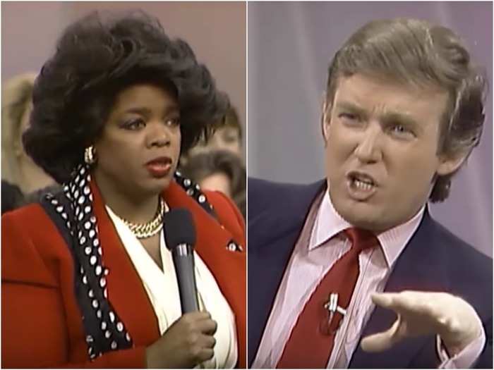 Trump has long admired Oprah Winfrey, the much-beloved media mogul and self-made billionaire. In 1999, Trump said he "loves" Oprah and called her a "popular, brilliant ... wonderful woman." In 2015, Trump said he would win the presidency "easily" if Oprah were his running mate.