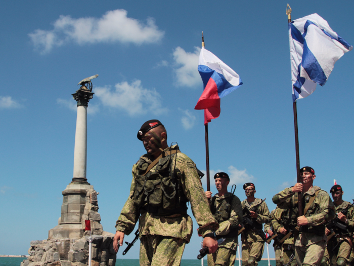 The Naval Infantry in Russia enjoy a cultural status similar to the US Marines in America. This is especially true in Crimea, due to their prominent role during both sieges of Sevastopol.