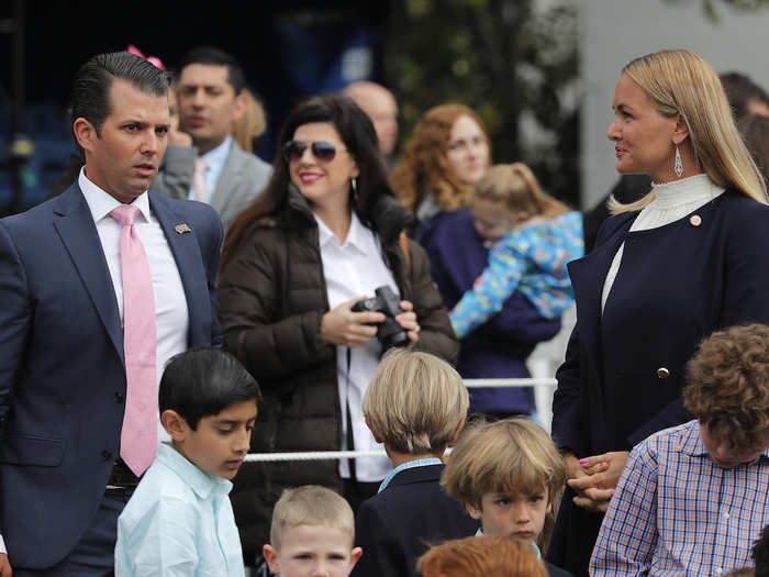 Trump family members were there, too. Donald Trump, Jr. and his estranged wife, Vanessa, crossed paths. She filed for divorce last month.