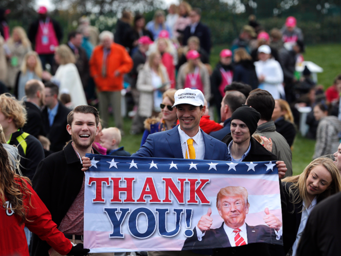 Families from around the country typically take part in the day