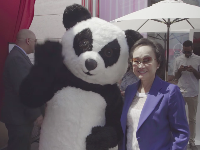 The opening of Panda Inn coincided with President Richard Nixon