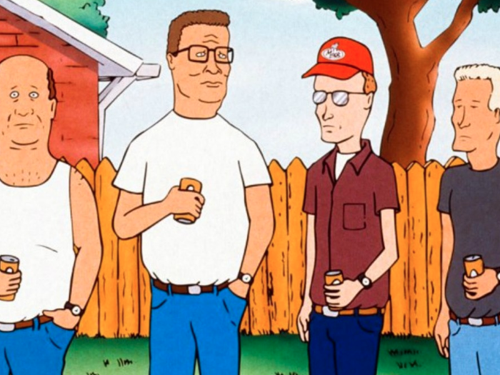 Hank Hill in "King of the Hill"