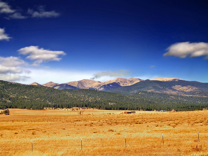 8. New Mexico — Wheeler Peak, 13,167 feet above sea level