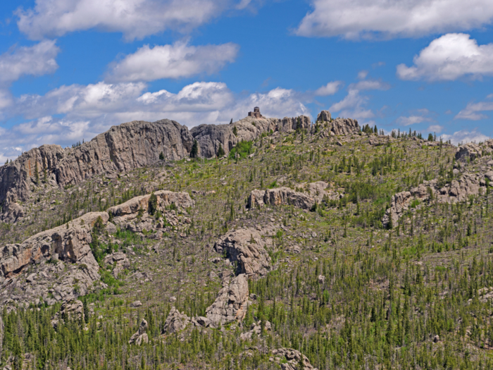 15. South Dakota — Black Elk Peak, 7,244 feet above sea level