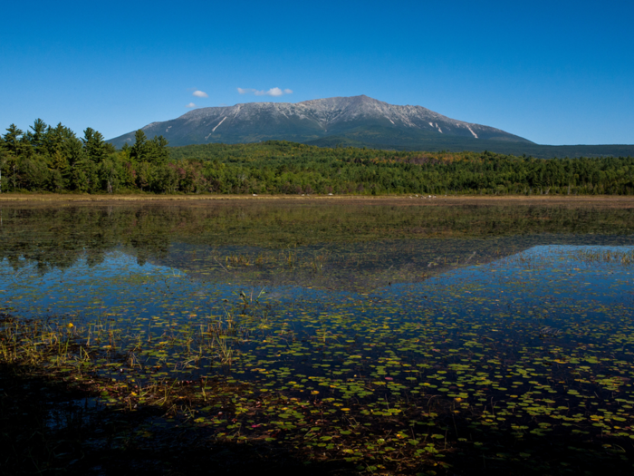 22. Maine — Mount Katahdin, 5,270 feet above sea level