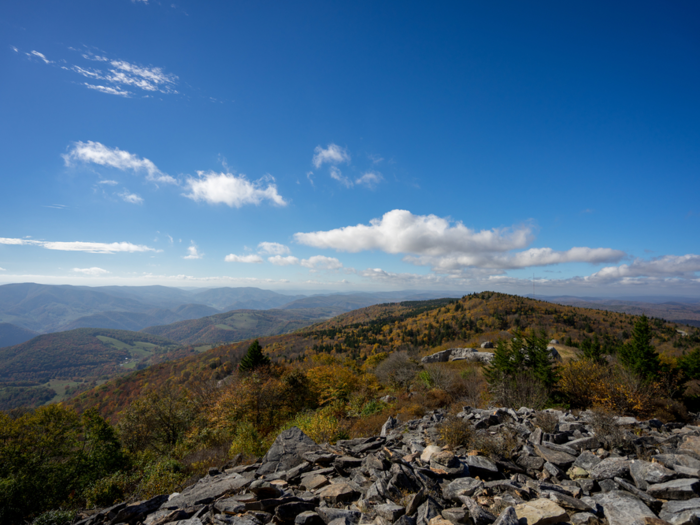 24. West Virginia — Spruce Knob, 4,863 feet above sea level