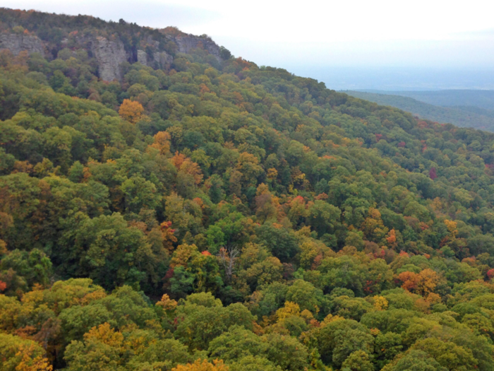 34. Arkansas — Mount Magazine, 2,753 feet above sea level