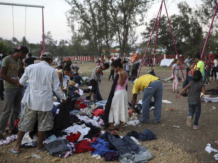 Some in the group intend to reunite with family members already in Mexico, while others aim to reach the US, requesting asylum there or slipping across the border undetected. A Salvadoran activist traveling with the group as a representative of Pueblo Sin Fronteras said the organization had carried out dozens of such trips over the past 15 years. The Mexican government said it has taken place since 2010.