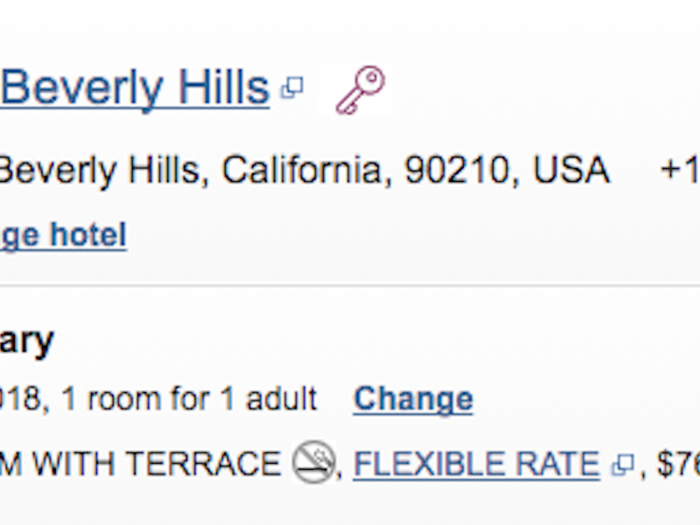 It was $760 per night, before tax,  when booked through the hotel