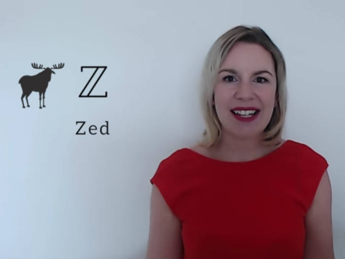 Zed: The letter Z. Canada