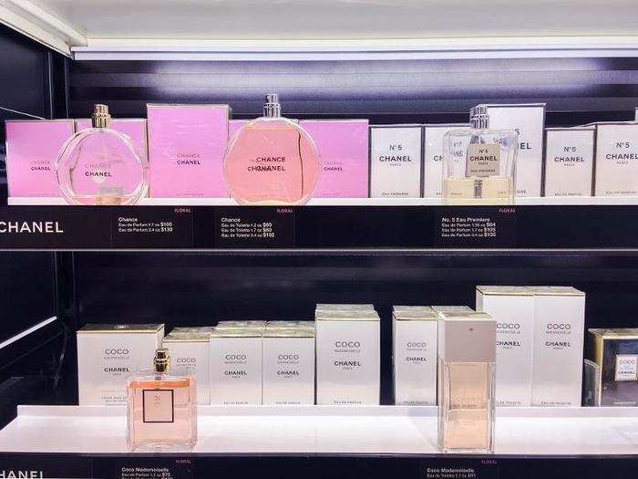 Sephora also had a larger selection of perfume, but hardly anything was priced below $60.