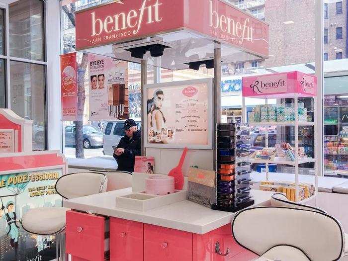 ... and Benefit, including a full-service Benefit Brow Bar. These higher-end cosmetics were generally priced anywhere from $25 to $200, compared to the lower-end brands that were generally under $20. There was something for everyone at Ulta.