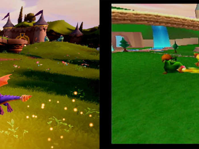 The improvements are so noticeable because of the huge differences in technology since "Spyro" last dominated PlayStation consoles in the late 1990s.