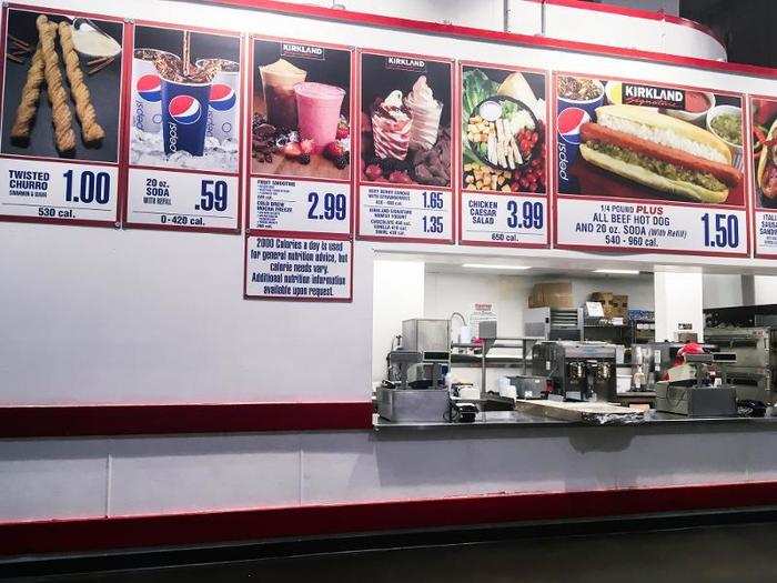 The food court by the exit was insanely cheap, selling hot dogs and a soda for $1.50 and giant churros for $1.00. People were already eating there at 10 a.m.