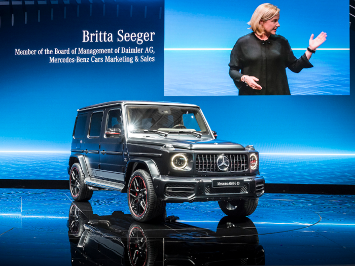 Mercedes-Benz showed off their newly refreshed G-Class SUV while...