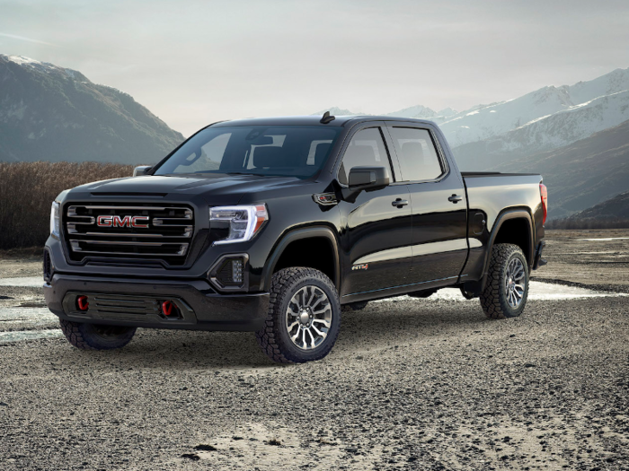 Rough and tumble off-roaders also made their presence felt at the show. The new GMC Sierra AT4 made its world debut.