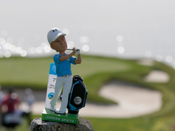 The Texan has become one of the top fan draws on the PGA Tour. His bobbleheads are always a popular giveaway at the AT&T Byron Nelson.