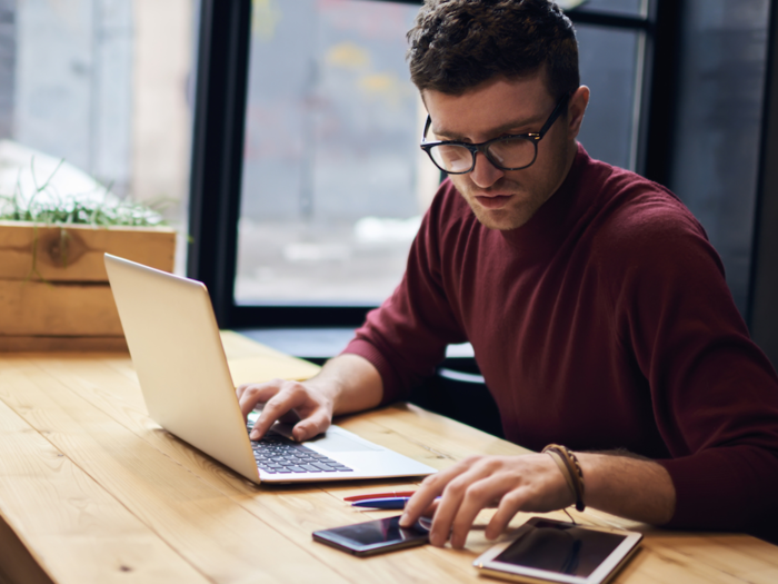 Keeping your phone on your desk at work