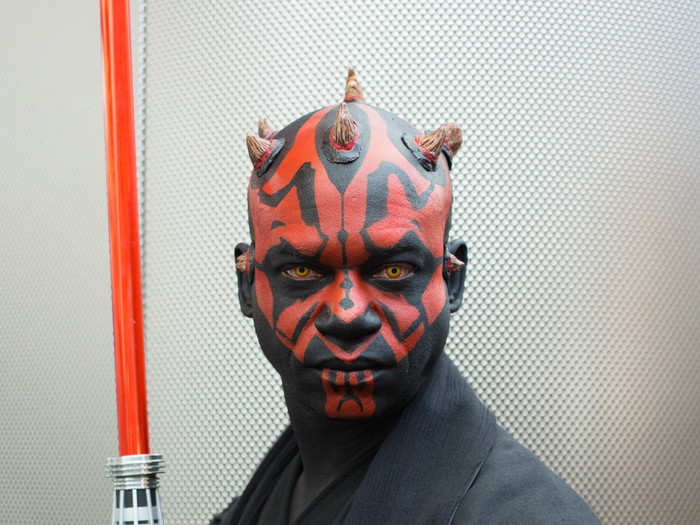 Darth Maul was creeping nearby. Cosplayer Anthony Wills said the Sith Lord