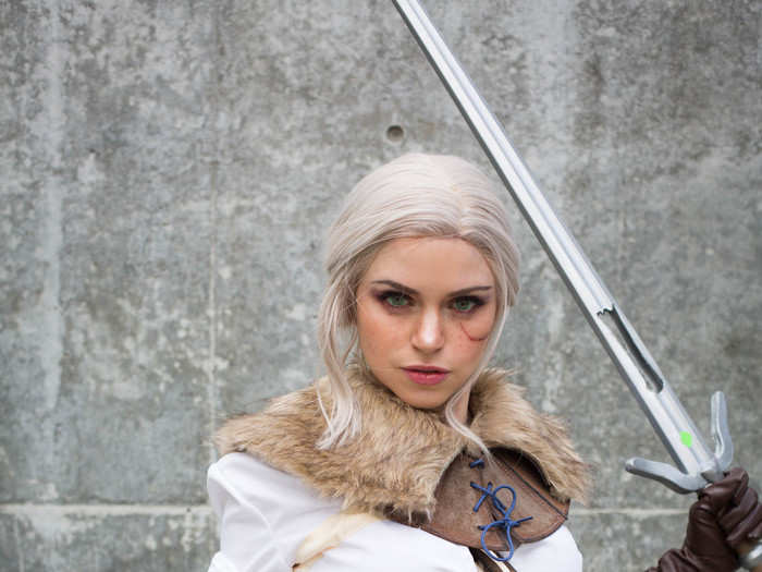 Ciri from video game "The Witcher" is a princess who doesn