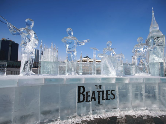 Mongolia sees itself as neutral. Earlier this year it celebrated its 55th year of diplomatic relations with the UK with an ice sculpture of The Beatles.