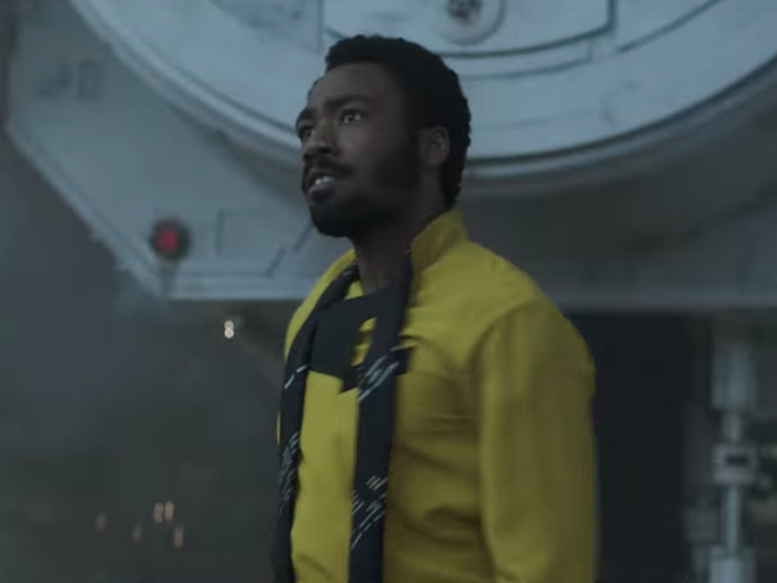 Lando looks really mad.