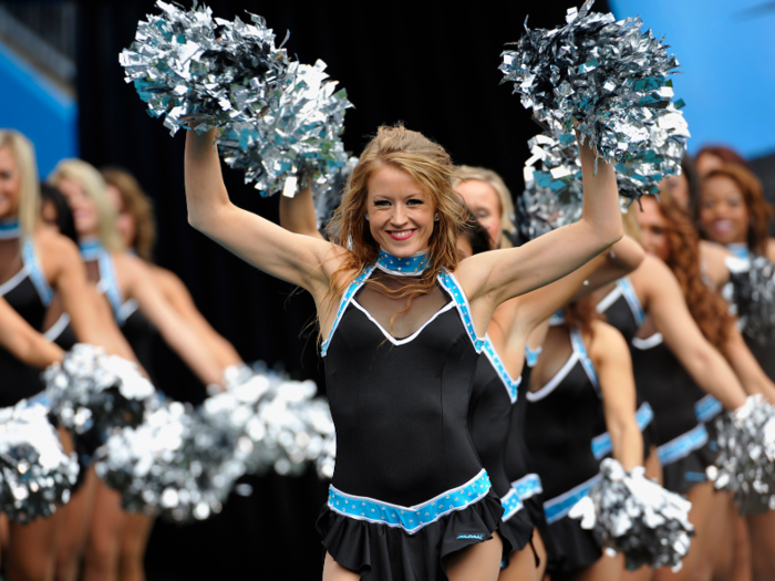 Carolina Panthers cheerleaders also can