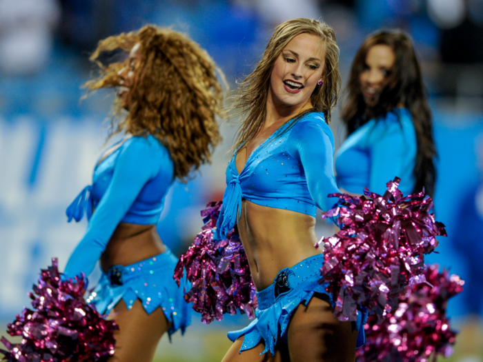 Carolina Panthers cheerleaders can