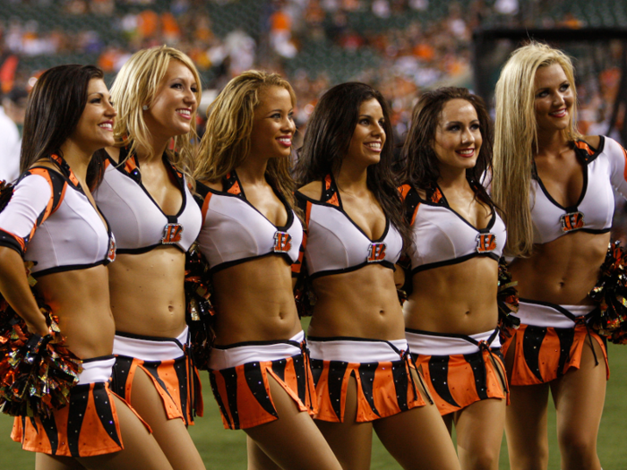 Cincinnati Bengals cheerleaders reportedly must be "within three pounds of their 