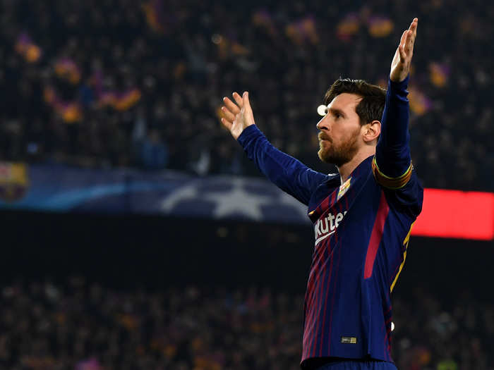 =1. Who else was going to share the number one rank? FC Barcelona forward Lionel Messi has 29 goals (58 points) so far this season.