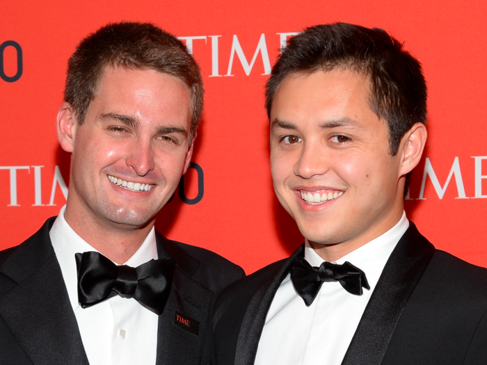 Evan Spiegel and Bobby Murphy — 3 years